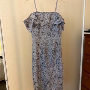 Brand new, with tags! Semi-Formal short Lavender Lace dress, XS